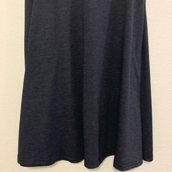 KATE KASEN Circle Skirt Midi Women’s Small Dark Gray Cotton Spandex Side Zipper. - Picture 5 of 13